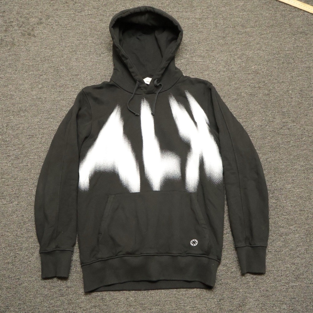 1017 ALYX 9SM Phantom Logo Hoodie Black Med Matthew Williams Visual Graphic